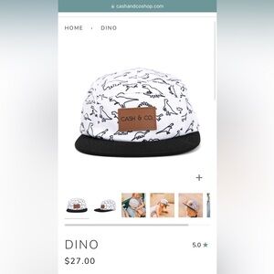 Cash & Co. Kids Dinosaur Cap - Size M/L